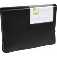 Q-connect dokumentboks 13-delt A4 sort