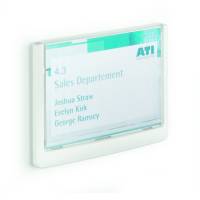 Durable Click Sign d&oslash;rskilt A6-tv&aelig;rformat hvid