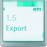 Durable Click Sign d&oslash;rskilt 149x148,5 mm grafit