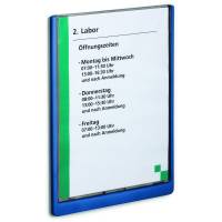 Durable Click Sign d&oslash;rskilt A4-h&oslash;jformat bl&aring;