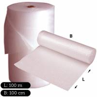 Boblefolie 100cmx100m antistatisk pink