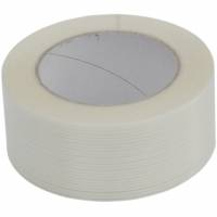 Filamenttape glasfiberforst&aelig;rket 50mmx50m klar
