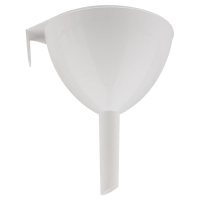 Tragt plast &Oslash;9,2cm hvid