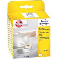 Avery adresselabel 54x25mm hvid 500stk