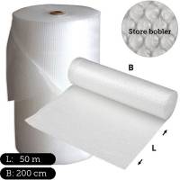 Boblefolie 200cmx50m klar