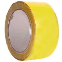 Advarselstape 50mmx33m gul