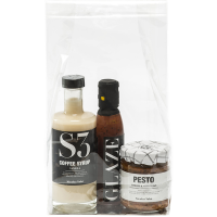 Cellofanpose klodsbund 16x8x35cm klar 100stk