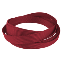 Satinb&aring;nd ribbet B:9mm L:90m r&oslash;d