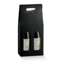 Vin&aelig;ske 2 flasker sort