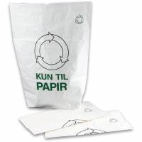 Papiraffaldss&aelig;kke 700x950x250mm hvid 50stk