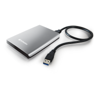 Verbatim Store'N'Go 2TB 2,5" harddisk s&oslash;lv