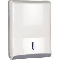 White Classic Maxi h&aring;ndkl&aelig;deark-dispenser hvid