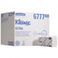 Kleenex Ultra h&aring;ndkl&aelig;deark 2lags 21,5x31,8cm hvid 15x124ark