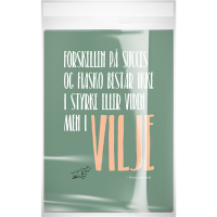 Cellofanpose med limluk A5 klar 100stk