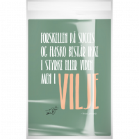 Cellofanpose med limluk A4 klar 100stk