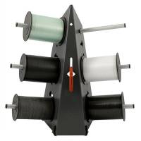 B&aring;ndholder 6 ruller sort