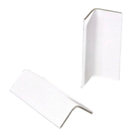 Kantliste 1100x50x50mm 3mm hvid