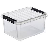 SmartStore Classic 32L plastkasse med l&aring;g 50x39x26cm klar