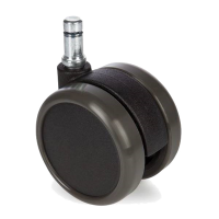 Bl&oslash;de hjul t/kontorstol &Oslash;65mm