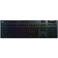 Logitech G915 Lightspeed tr&aring;dl&oslash;s tastatur sort
