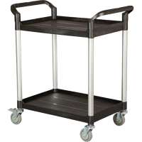 Tina Trolleys M bordvogn fiberplast sort