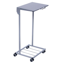 Tina Trolleys affaldsstativ m/l&aring;g 100L s&oslash;lv