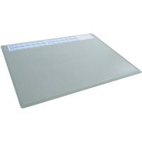 Durable skriveunderlag m/d&aelig;kplade 50x65 cm gr&aring;