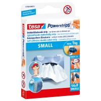 Tesa Powerstrips kl&aelig;bepude hvid 14stk