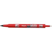 Pilot Twin 2-i-1 permanent marker 0,5mm r&oslash;d