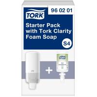 Tork 960201 S4 dispenser + skums&aelig;be 1000ml hvid