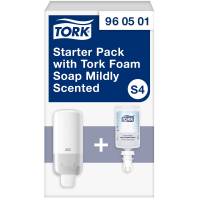 Tork 960501 S4 dispenser + s&aelig;be 1000ml hvid
