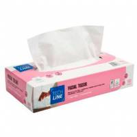 Ansigtsserviet 2-lags 20,2x20,5cm hvid 100ark
