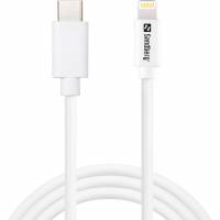Sandberg USB-C lightning kabel 1m hvid