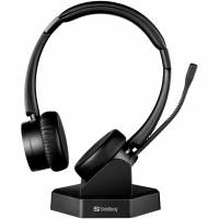 Sandberg Office Pro+ Bluetooth tr&aring;dl&oslash;s headset sort