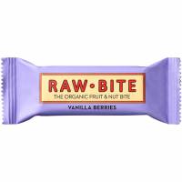 Rawbite Vanilla Berry &oslash;kologisk snackbar 50g