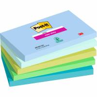 Post-it Super Sticky Oasis notes 76x127mm 5 stk