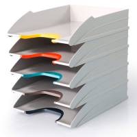 Durable Varicolor Mix brevbakkes&aelig;t A4 gr&aring;