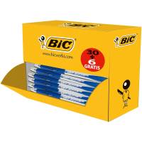 BIC Atlantis kuglepen 0,32mm bl&aring; 36stk