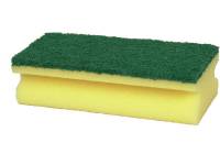 Skuresvamp 15x7cm 10stk gul