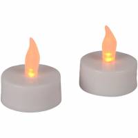 Abena LED fyrfadslys &Oslash;3,8x5cm hvid