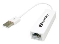 Sandberg netv&aelig;rk USB adapter hvid