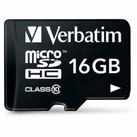 Verbatim 16GB memory card microSDHC + adapter