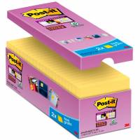 Post-it Super Sticky 654S notes 76x76mm gul