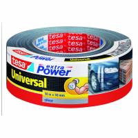 Tesa Power l&aelig;rredstape 50mmx50m s&oslash;lvgr&aring; 6stk