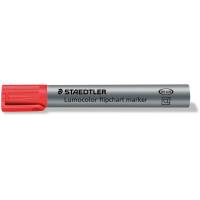 Staedtler Lumocolor Flipchart marker 2mm r&oslash;d