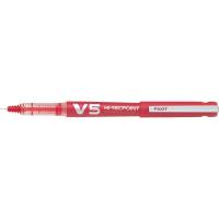 Pilot BeGreen Hi-Tecpoint V5 rollerpen r&oslash;d