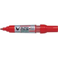 Pilot V-Super Color boardmarker 0,9mm r&oslash;d