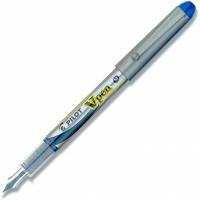 Pilot V-Pen fyldepen bl&aring;