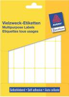 Avery 3327 etiket 19x50mm hvid 486stk