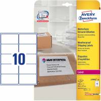 Avery L7992-25 vejrbestandig-etiket 99,1x57mm hvid